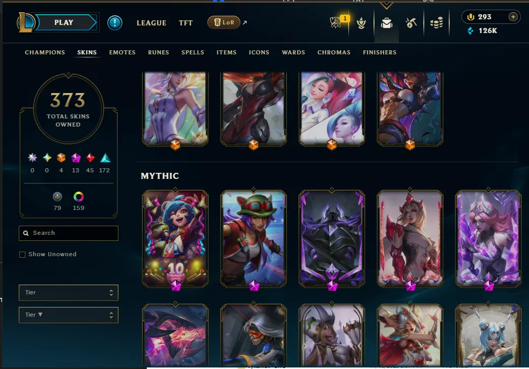 👑(EUW) SILVER III (100% WR, HIGH ELO) 🚀373 SKIN