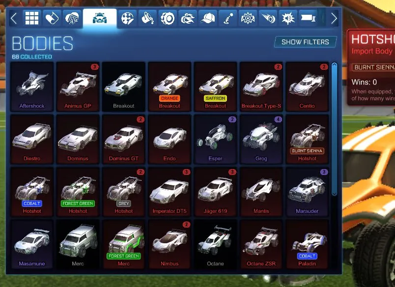STOCK852 //Dominus Endo 250+ Imports Exotics Black Market Decals Boosts Wheels Paints (K)