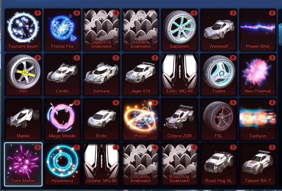 STOCK560 //ACC with Fennec, Titanium White Standard Boost, 30+ Black Markets, Painted Mercs, TW Hotshot (K)
