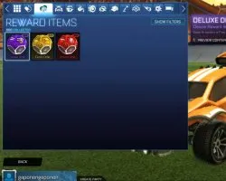 STOCK744 //Purple, Yellow and Red Reward Drops Inventory (K)