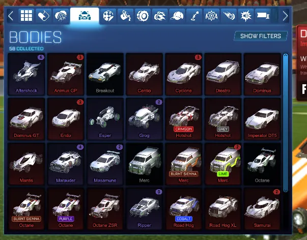 STOCK980 //Endo Dominus Breakout Centio 150+ Wheels Bodies Exotics Imports (K)
