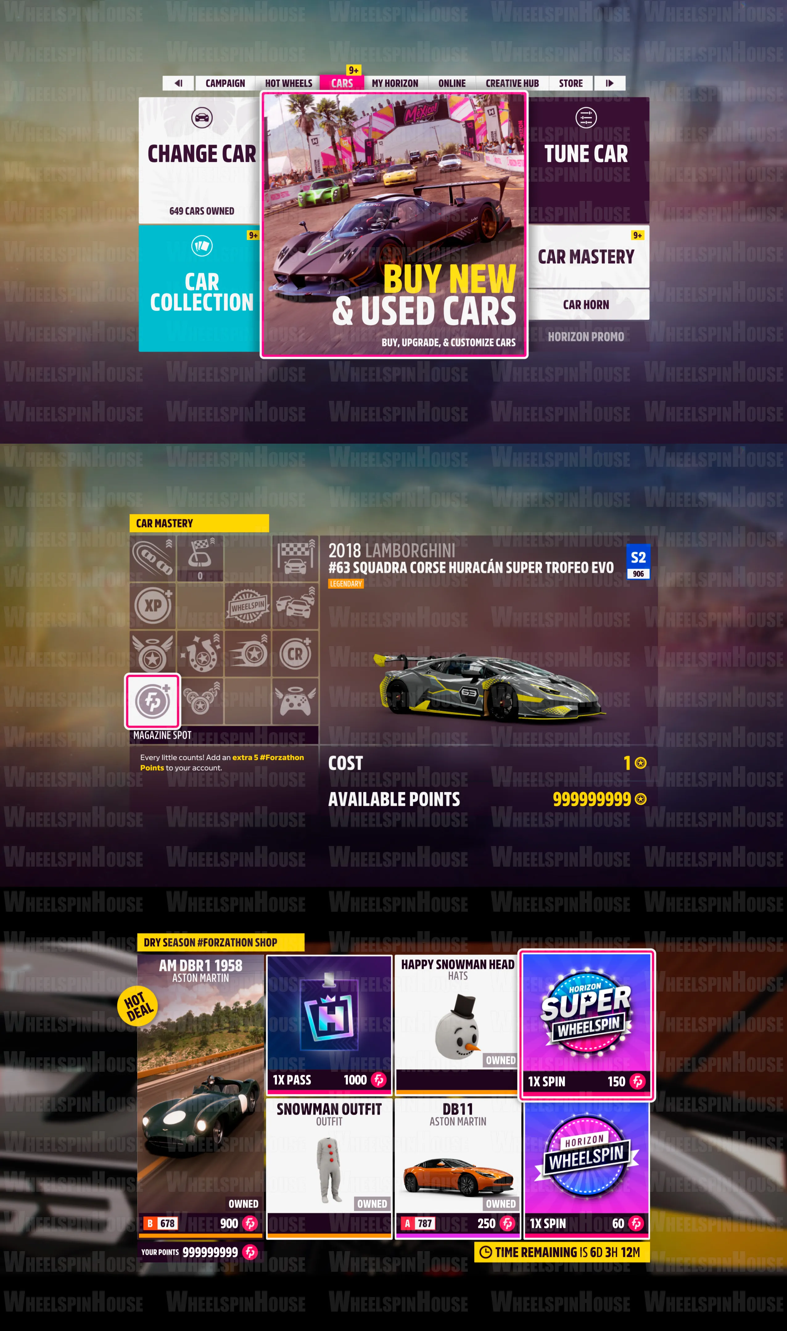 100% Progress + All Cars + 999M: CR & Super Wheelspin & Wheelspin & Car Mastery (Skill) Points & Forzathon Points 👑 Online ❌ No Ban ✔️ Full Access 🎮 PC & XBOX
