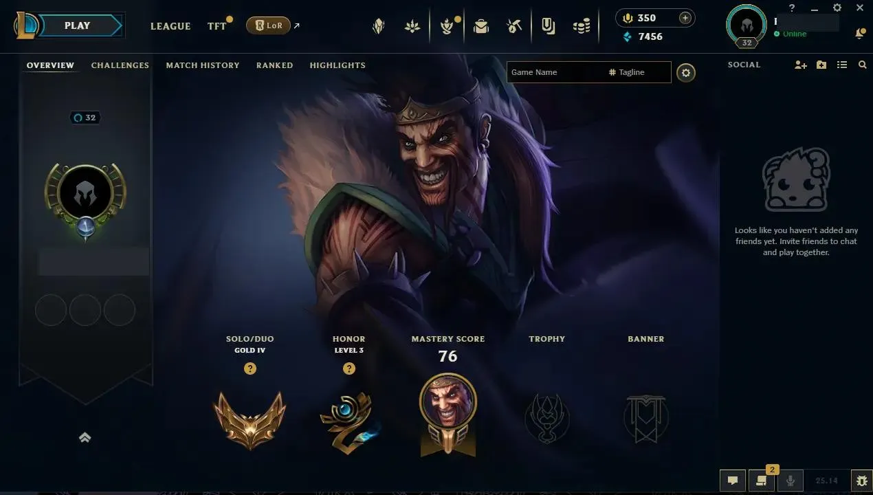 🌍 EUW 🛡️ Handlevel  ✨ WR: 78% 🔥 Max LP Gains  ⚡ Gold IV (54 LP) ♾️ Lifetime Ownership 📧 Full Email Access
