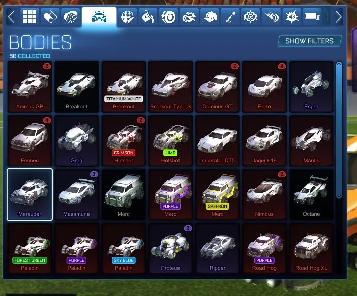 STOCK780 //Titanium White Breakout, Fennec, 250+ Exotics, Black Markets and Imports (K)