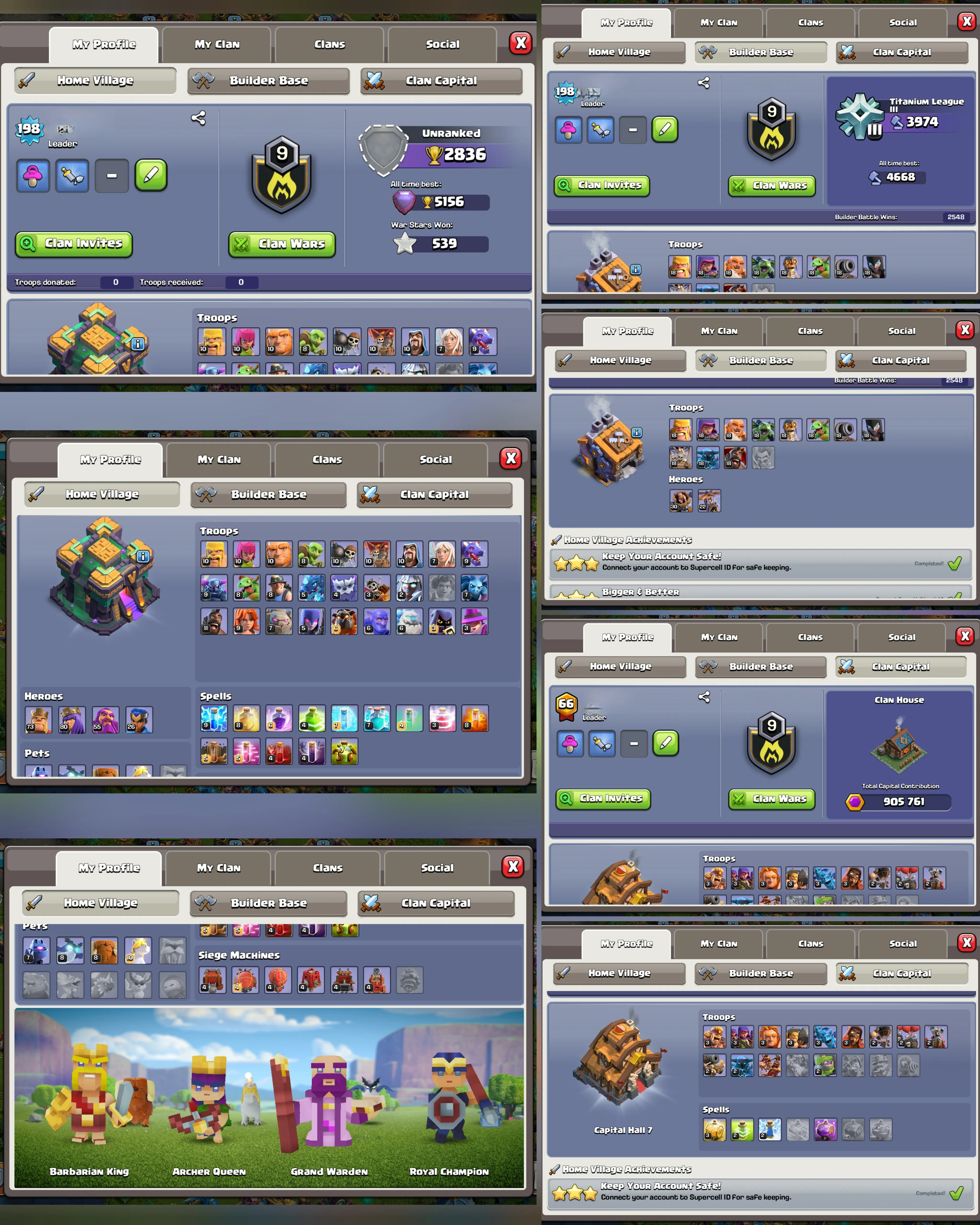 C011 TH14 SCENERY3 DARK AGES, PIXEL, JUNGLE - XP198 - 247 GEMS - CN 1,000 GEMS - 4 HEROES PIXEL SET SKINS - BK73 SKIN3 GG17