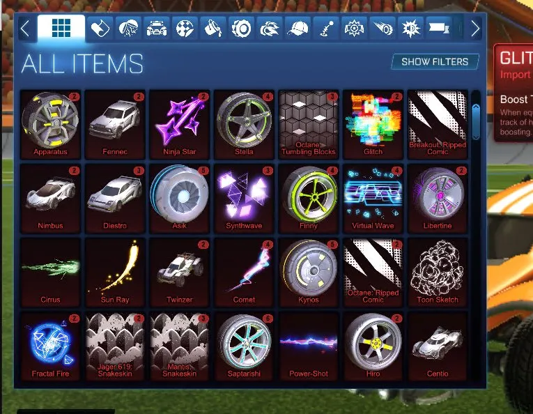 STOCK728 //Stacked Fennec Inventory with Anodized Pearl, Hexed, Fire God, Party Time, Electroshock, Reaper (K)