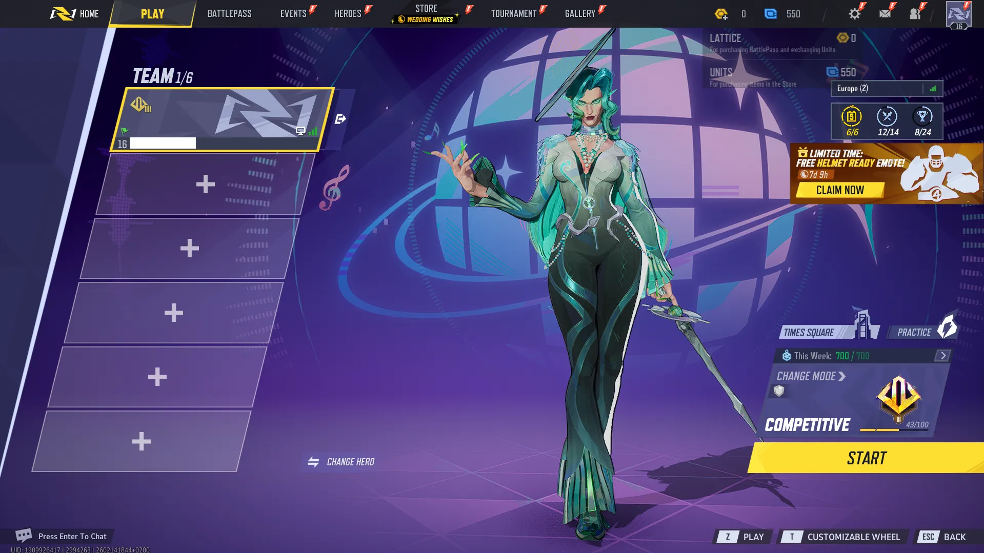 🌏 Marvel Rivels-Steam 🏆 Gold 3 🎨 [  Skins 2 ] 🔥 Level 16+ 💰 Units + 500 💎Chrono Tokens +8000 🎮 season 6.5 🚀 instant Delivrey