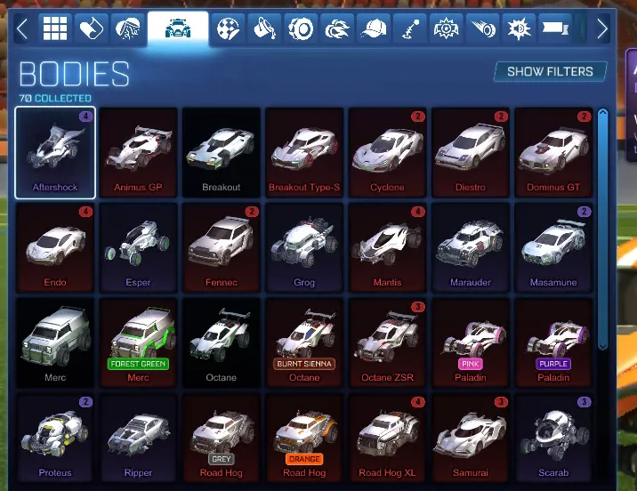 STOCK938 //Fennec Mantis 200+ BM Exotics Imports Octane Breakout Road Hog Forest Green X-Devil Ninja (K)