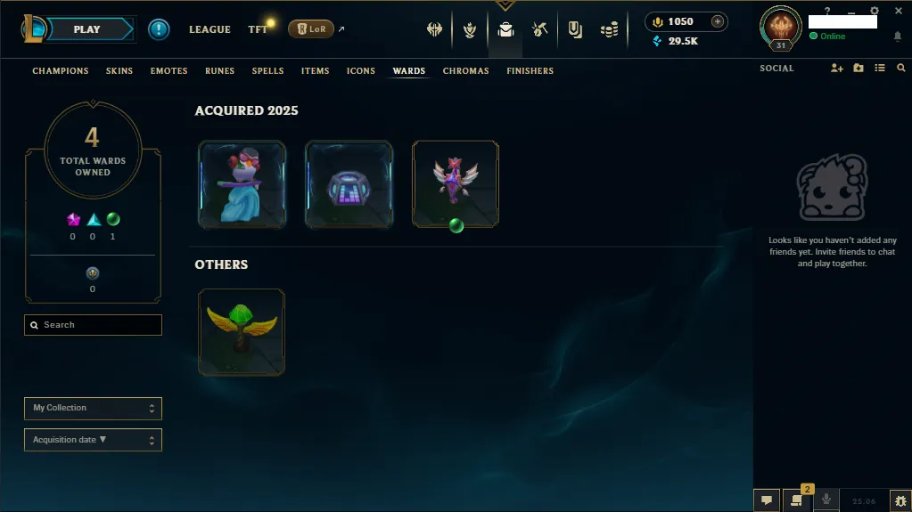 🌎EUNE🏆Ranked Ready✅HandMade⭐️1050RP⭐untouchable Loot 4🔥Skins in loot❄️+29K BLue ✅Full Recovery Info✅️Unverified Email🚀instant delivery