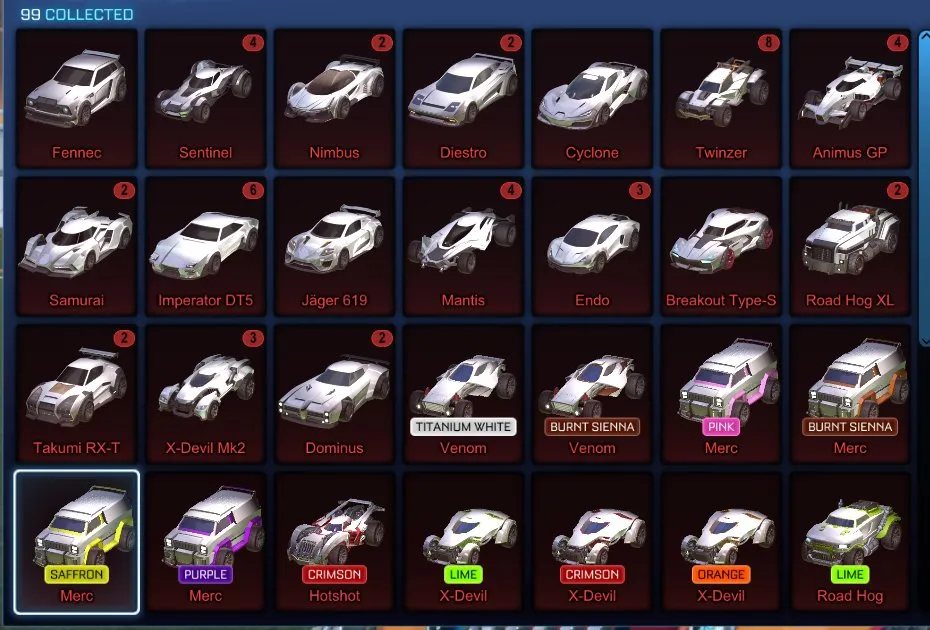 STOCK668 //Fennec + Massive BM Goal Explosions and Decals Inventory (K)