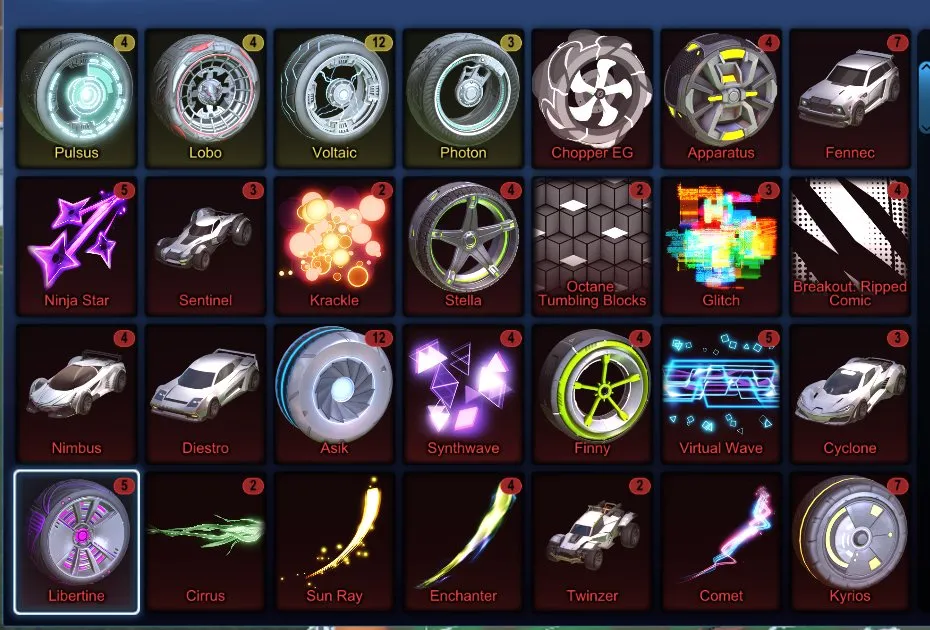 STOCK557 //ACCOUNT with Fennec, 35+ Cars, 40+ Black Markets, Painted Octane Dominus Fennec Breakout ZSR RX-T (K)