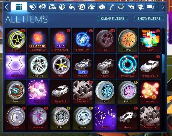 STOCK623 //Epic PC ACC with Fennec, 20XX, Hexed, Shattered, Solar Flare, Fire God, Electroshock, Juiced, Dark Matter (K)