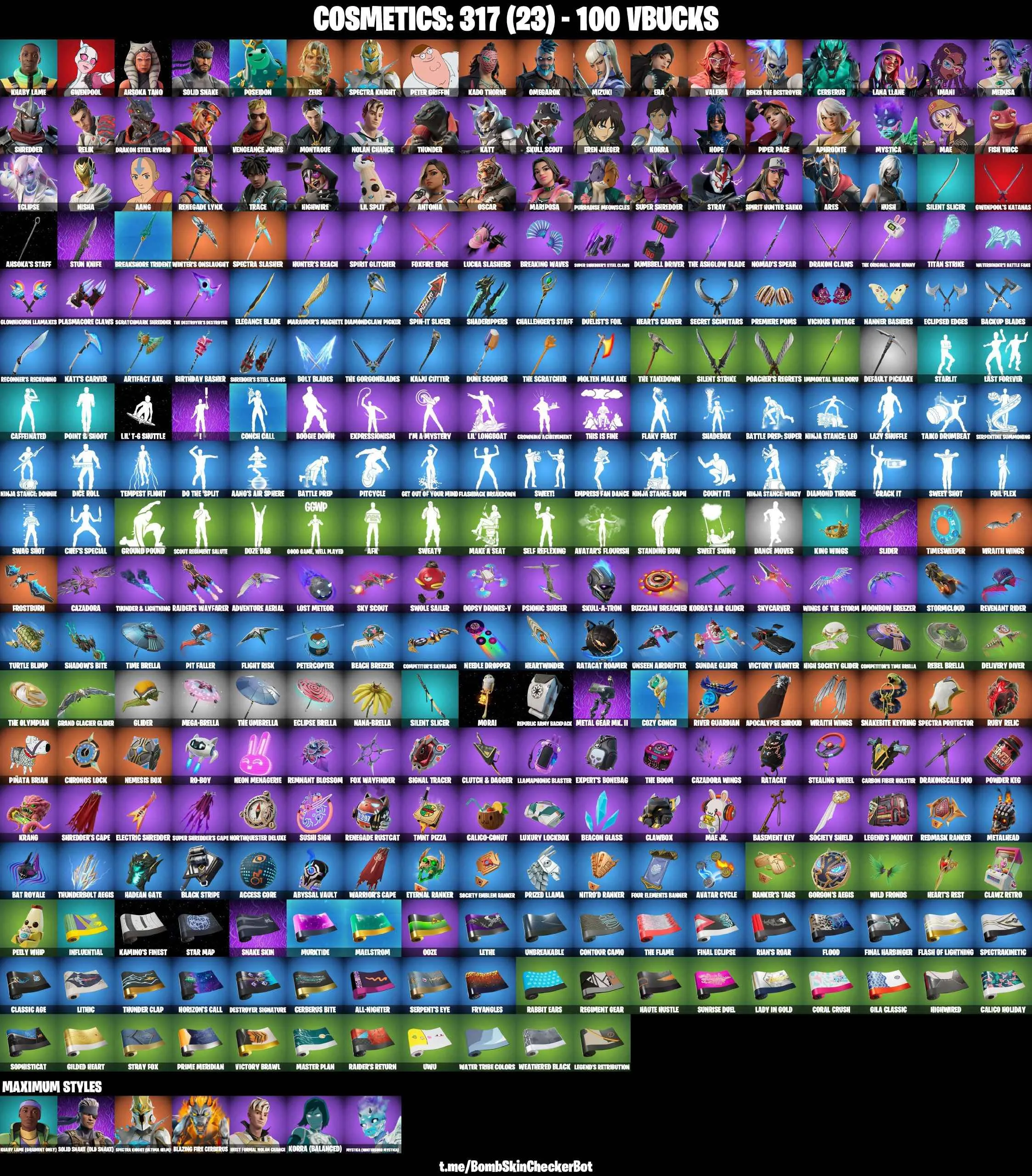 ❤️52 SKINS❤️AHSOKA TANO❤️EREN JAEGER❤️MYSTICA(MAX)❤️MARIPOSA❤️HOPE❤️SKULL SCOUT❤️RENZO THE DESTROYER❤️MIZUKI❤️STARLIT❤️CAN PLAY ON PSN❤️XBOX❤️PC❤️NINTENDO❤️MOBILE❤️100 VBUCKS❤️FULL EMAIL ACCESS❤️