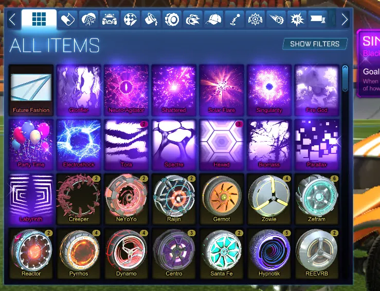 STOCK897 //Fennec Anodized Pearl 30+ Cars Breakout Centio Dominius Octane All Items (K)