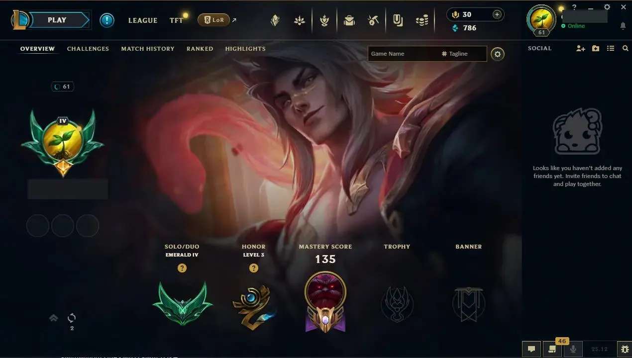 ✨ EUW ➜ S15 ⭐ Hand-made ✨ Radiant Serpent Sett & More ⚡ Emerald IV (56 LP) ♟️ Champs: 34  🎨 Skins: 23 ⭐ LV: 61 💰 BE: 786 ♾️ Lifetime Ownership 📧 Full Email Access 👑 High Quality Riot Account #FALK