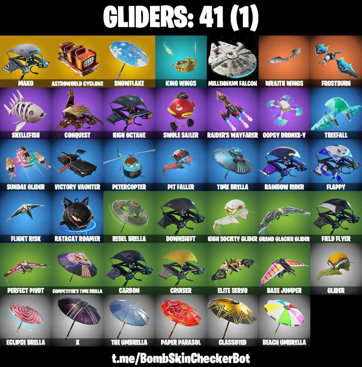 ❤️43 SKINS❤️TAKE THE L❤️MAKO❤️THE REAPER❤️ELITE AGENT❤️ORANGE JUSTICE❤️AHSOKA TANO❤️HOPE❤️DRIFT(STAGE 5)❤️SCARLET COMMANDER❤️CRYSTAL❤️RUNWAY RACER❤️SNOWFLAKE❤️ASTROWORLD CYCLONE❤️RUST BUCEKT❤️ICE BREAKER❤️SKULLY SCPETRE❤️CAN PLAY ON PSN❤️XBOX❤️PC❤️NINTENDO❤️