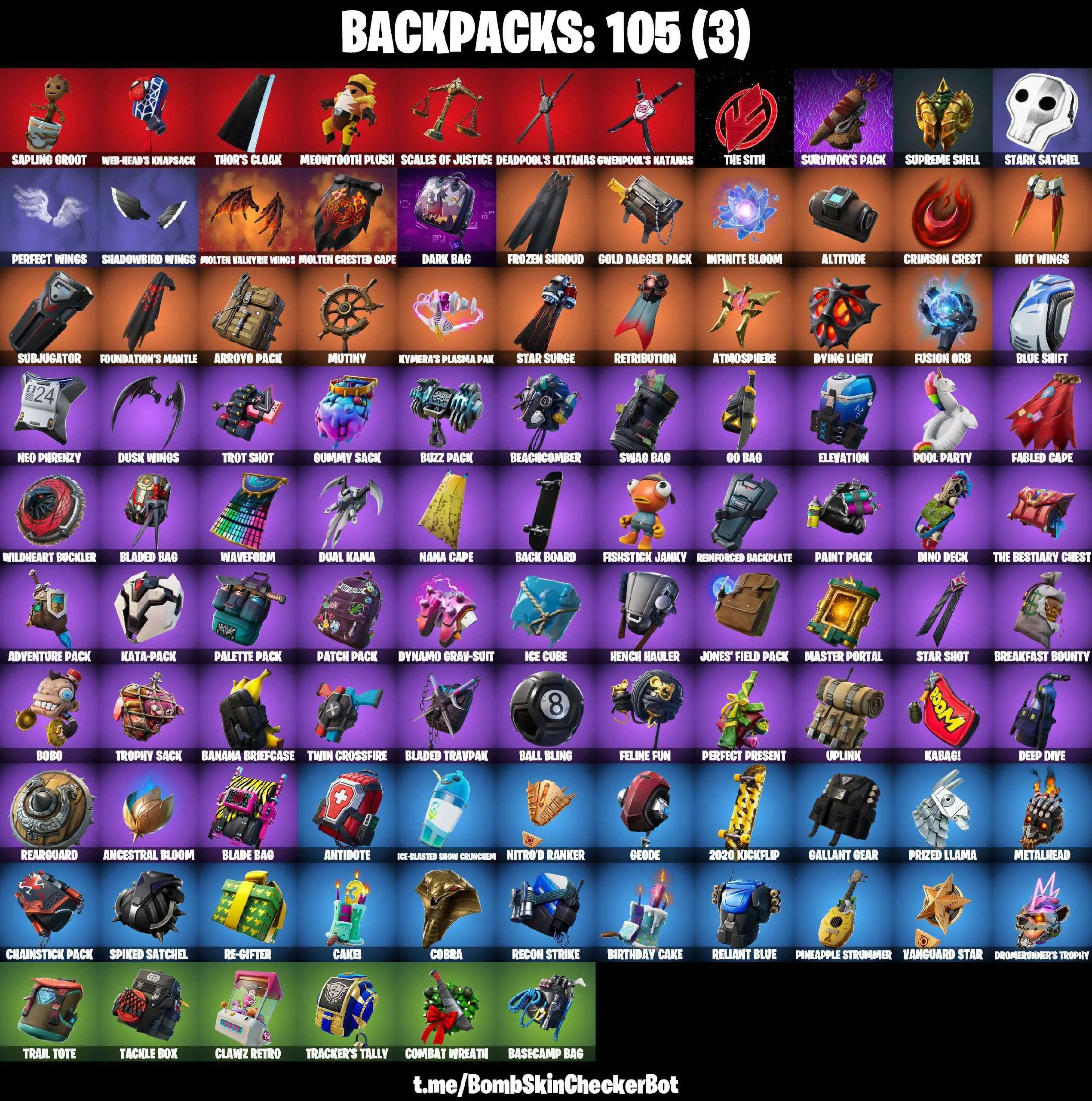 ❤️112 SKINS❤️NEO VERSA❤️LARA CROFT❤️MANDALORIAN❤️SPIDER-MAN❤️INTRODUCING❤️GOLDEN MIDAS❤️ONESIE(MAX)❤️JULES(MAX)❤️ROOK❤️TSUKI 2.0❤️AURA❤️DRIFT(STAGE 5)❤️RAGNAROK(STAGE 6)❤️AGENT PEELY❤️SKYE❤️8-BALL(MAX)❤️ASTROWORLD CYCLONE❤️PEPPERMINT PICK❤️TAKE THE ELF❤️