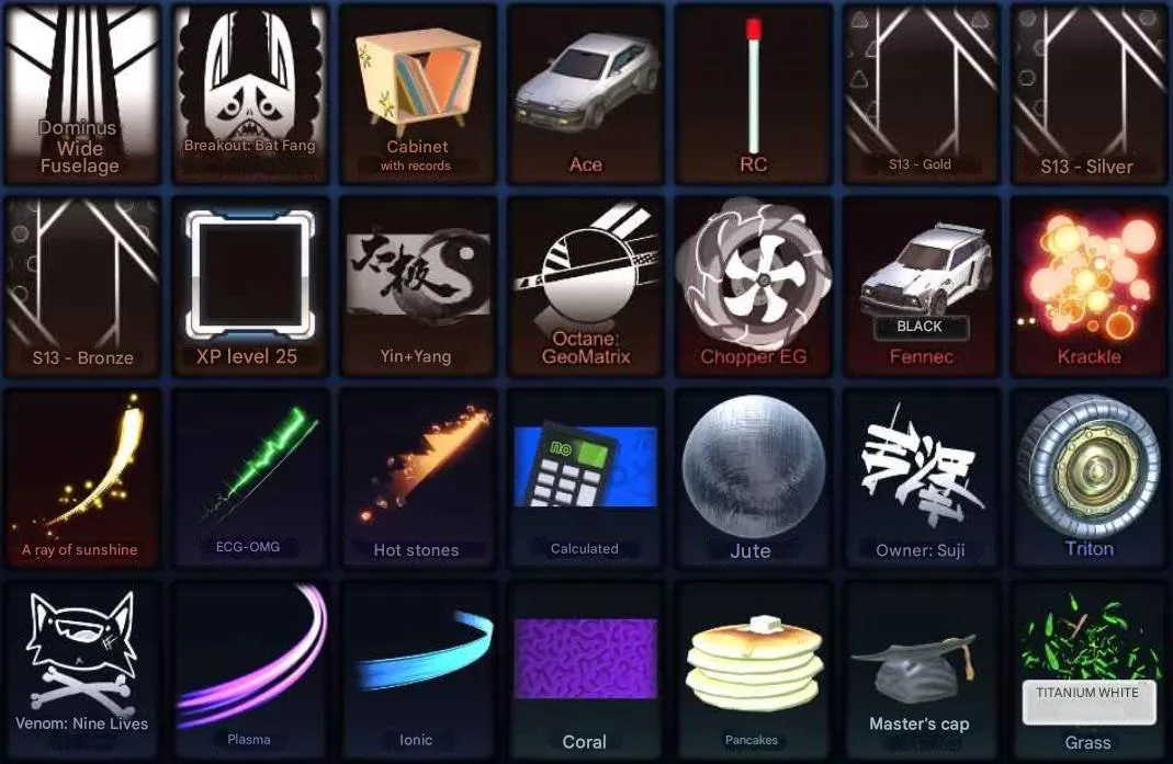 STOCK961 // Fennec Black CR Level 36 Wide Passage Bronze XP25 Yin Yang Geometrix Chopper Epic Fridge (K)