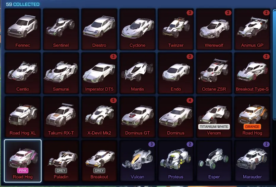 STOCK748 //Fennec, Titanium White Venom, 20 Black Markets, Many Exotic & Import Cars (K)