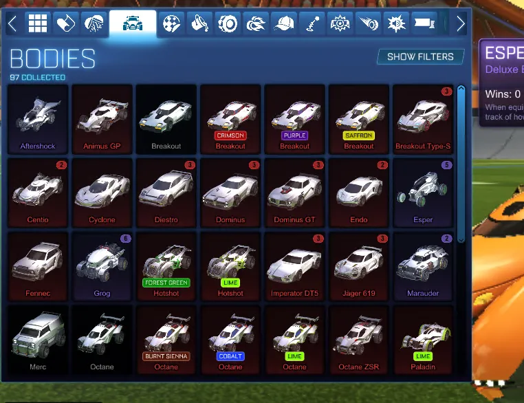 STOCK880 //Fennec 40+ BMs Black Standard Boost Future Fashion Gold Cap Venom GT Dominus GT Breakout Octane (K)