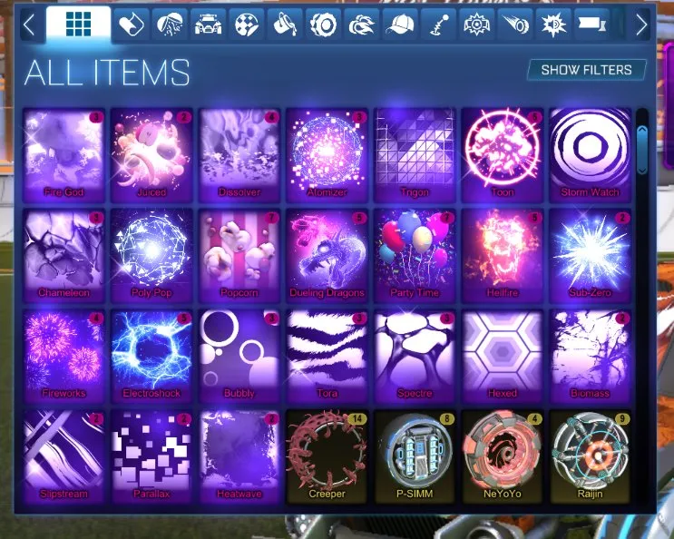 STOCK692 //TW Octane Fennec Luxury Inventory – 200+ Bodies, Apex & Aero Mage Wheels, Black/TW Tactical Nuke (K)