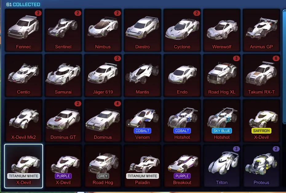 STOCK736 //Fennec, Titanium White X‑Devil, TW Standard Boost, 30+ Cars, 20+ Black Market Decals (K)
