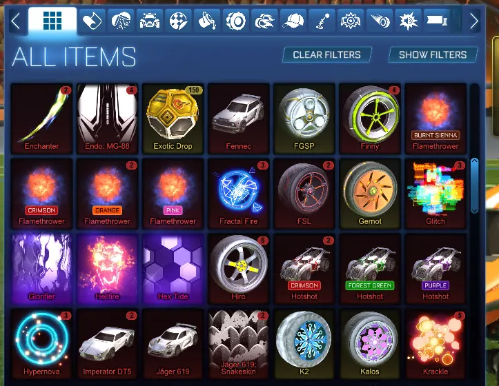 STOCK877 //Fennec Dominus 340 Chests Enchanter Endo Octane Breakout (K)