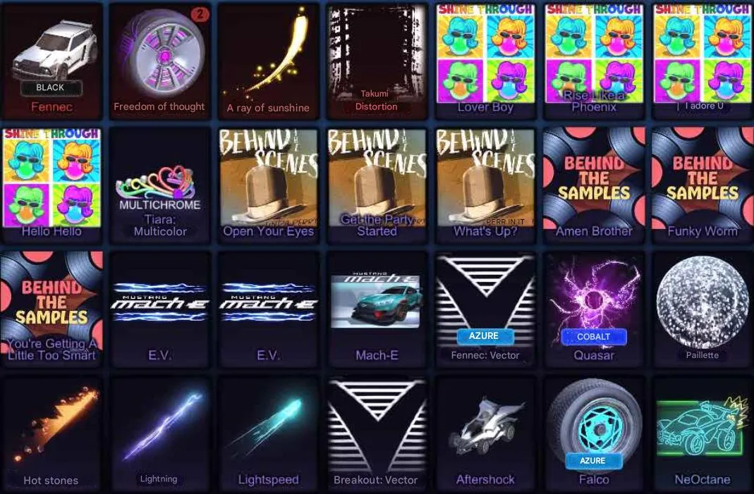 STOCK943 //Fennec Black Market, Ford Mach-E, Black Market Decal Inventory Level 30 Calibration Ranks (K)