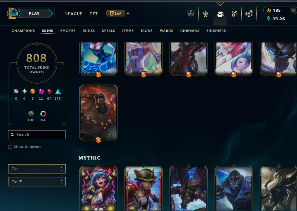 👑(EUW) GOLD IV (100% WR, HIGH ELO) 🚀800+ SKIN