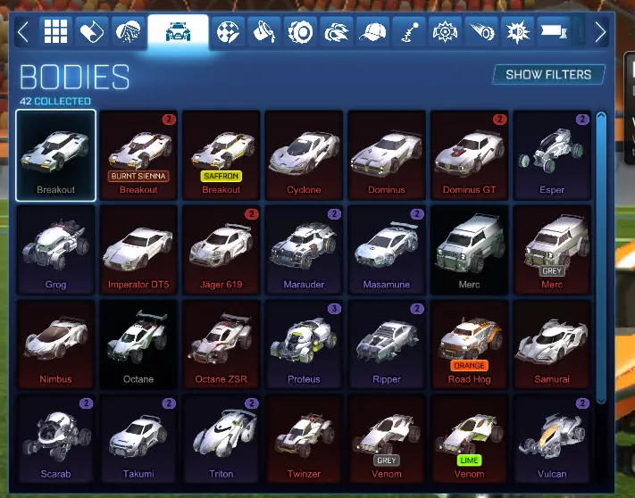 STOCK974 //Imperator DT5 Dominus GT Octane ZSR FSL Tachyon Dark Matter Hyperion Octane GG Breakout (K)