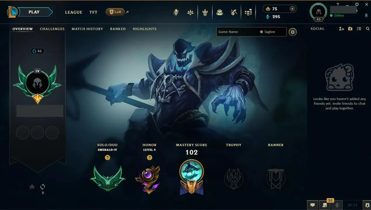 ✨ EUW ⭐ Handlevel  ✨ Battle Queen Katarina & More ⚡ Emerald IV (50 LP)  🎨 Skins: 7 ♾️ Lifetime Ownership 📧 Full Email Access 👑 High Quality Riot Account #ZLA