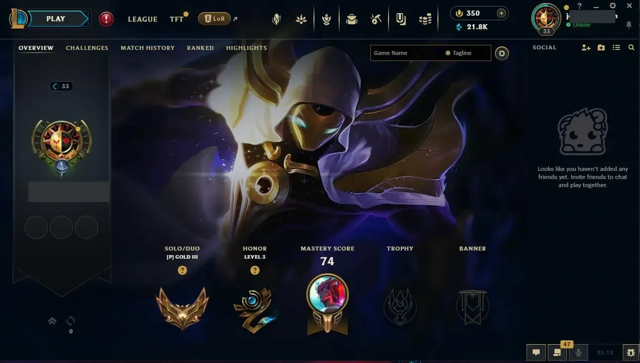 ✨ EUW ➜ S15 ⭐ Hand-made ⚡ Gold III ✨ Cosmic Reaver Kassadin & 350 RP 💰 BE: 21865 ♾️ Lifetime Ownership 📧 Full Email Access 👑 High Quality Riot Account #THEHUB