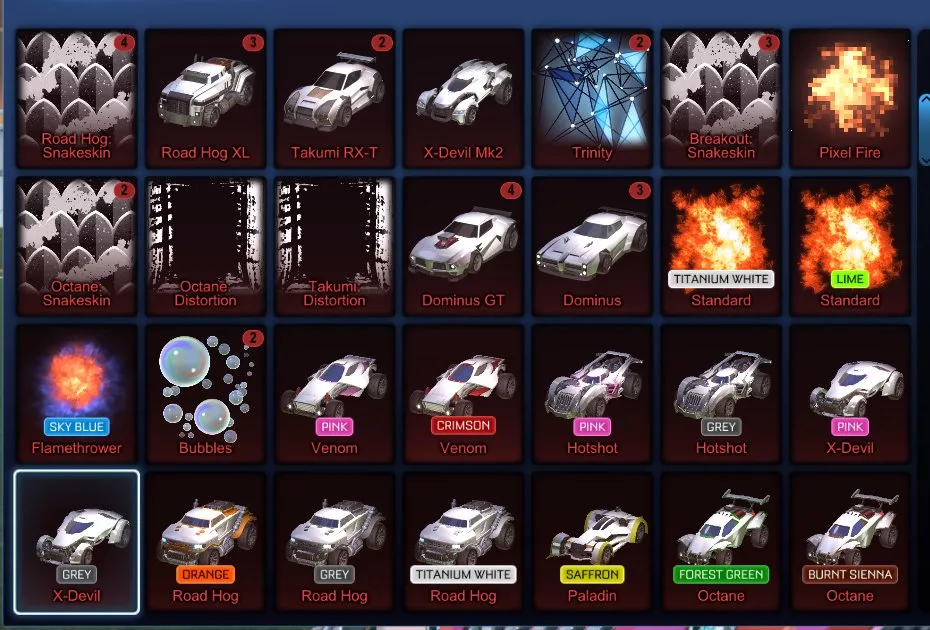 STOCK618 //Premium Fennec Account with 49 Black Markets, Painted Standards, Bubbly, Electroshock, Fireworks, Hellfire (K)