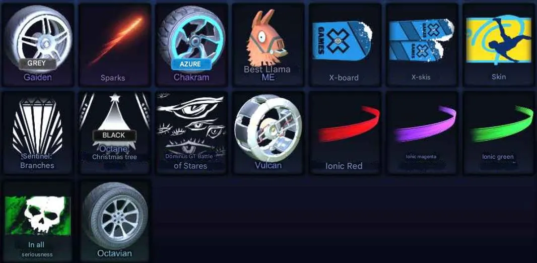 RL984 //Skyline, Fennec, Fennec Huntress, G2 Esports, Balla-Carrà, Liquid Gold, Many Decals (K)