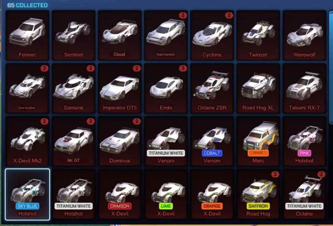 STOCK823 //TW Octane, Fennec, 30+ Cars, 30+ Black Markets, Titanium White Presets (K)