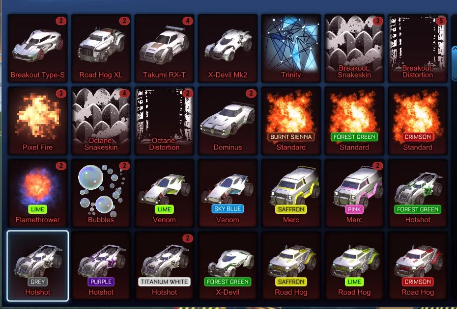 STOCK673 //Fennec, Mainframe, Fire God, Dueling Dragons, Solar Flare, 40 Black Markets, 35+ Cars (K)