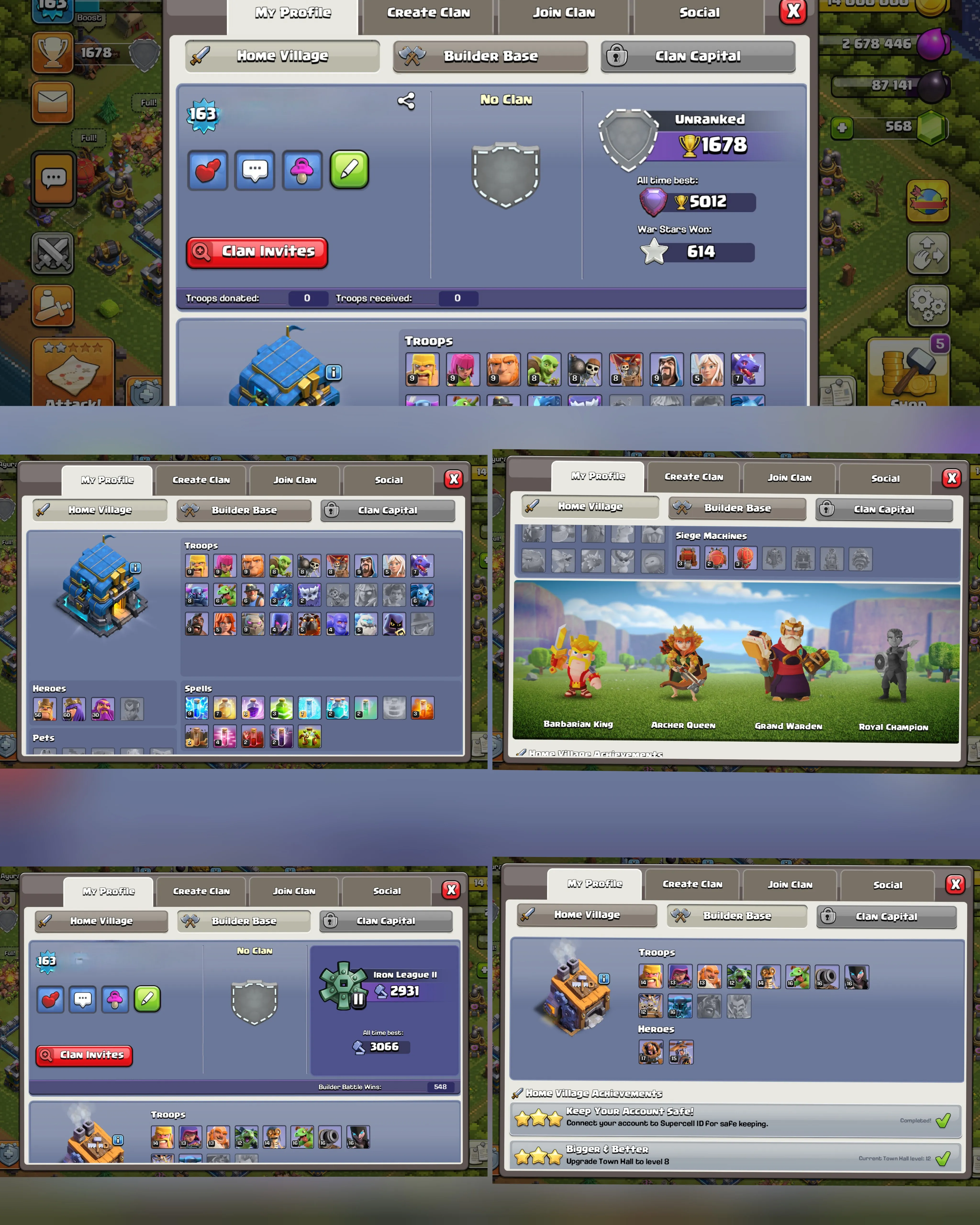 C027 TH12 PIXEL SCENERY - XP163 - 553 GEMS -CN 2000 GEMS -BK56 SKIN3 - AQ60 SKIN2 AUTUMN - GW30 WARRIOR WARDEN SKIN2 FB8