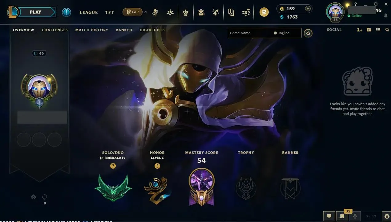 ✨ EUW ➜ S15 ⭐ Hand-made ✨ Judgment Kayle & More Loot ⚡ Emerald IV (55 LP) ♟️ Champs: 24  🎨 Skins: 3 ⭐ LV: 46 💰 BE: 1763 ♾️ Lifetime Ownership 📧 Full Email Access 👑 High Quality Riot Account #THEHUB