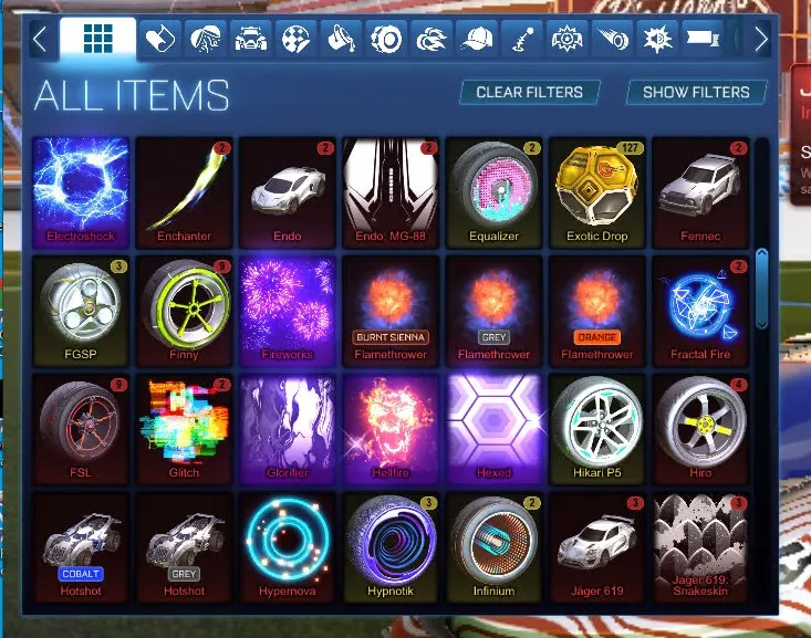 STOCK658 //Fennec + TW Standard Boost + 120 Exotic Drops, Many Black Markets (K)