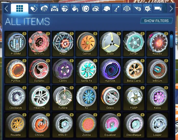 STOCK611 //Account With Fennec, 150+ Import Drops, 35+ Black Market Items, Multiple Painted Cars (K)