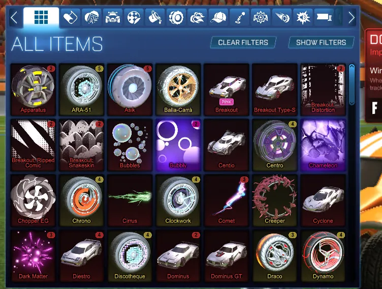 STOCK906 //Fennec Imperator DT5 Centio Breakout 200+ Imports Exotics BMs Full Inventory (K)