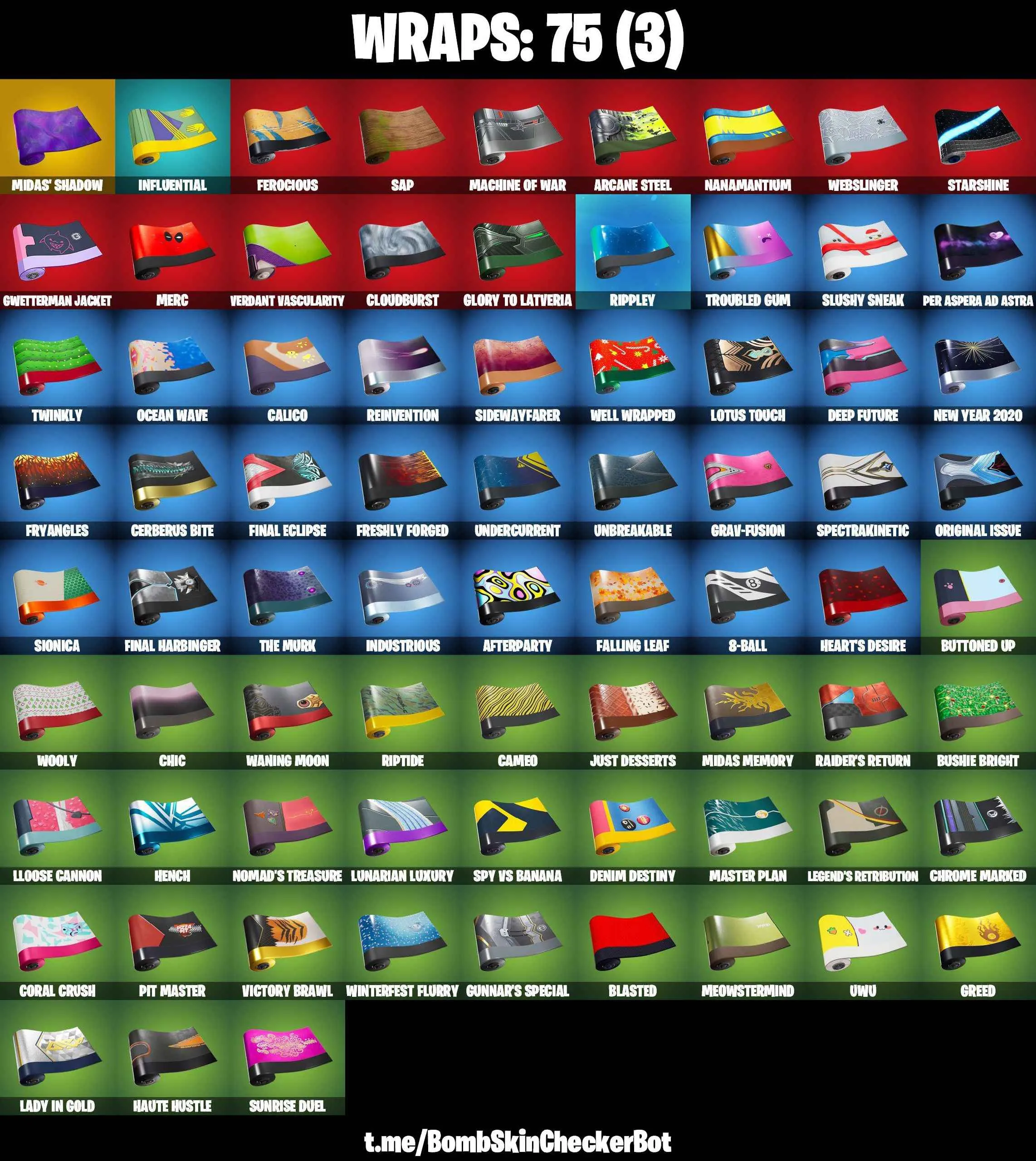 ❤️69 SKINS❤️GET GRIDDY❤️BACKLASH❤️MANDALORIAN❤️SPIDER-MAN❤️AHSOKA TANO❤️GOLDEN MIDAS❤️STAR WAND❤️INTRODUCING❤️MAYA❤️JULES(MAX)❤️HOPE❤️AGENT PEELY❤️SKULL SCOUT❤️SKYE❤️CAUTION❤️ASTROWORLD CYCLONE❤️PEPPERMINT PICK❤️CAN PLAY ON PSN❤️XBOX❤️PC❤️NINTENDO❤️MOBILE❤️
