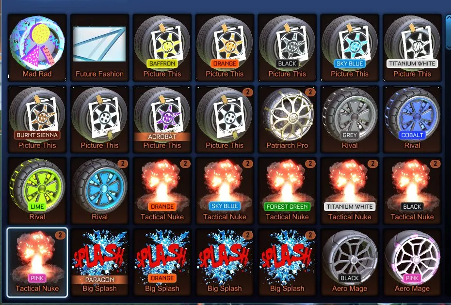 STOCK669 //LUXURY ACC TW Octane Fennec TW Apex Black Apex TW Tactical Nuke TW Aero Mage 80+ Black Markets (K)