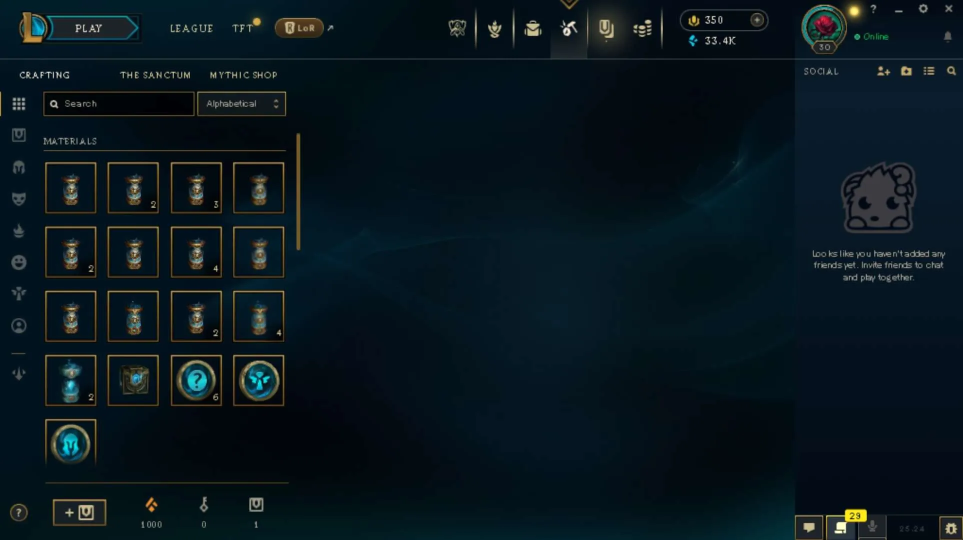 EUW⭐Silver💎350Rp💰30k BE✅30Champs 🔥13 Skin🔓 Unverified🚀Instant Delivery