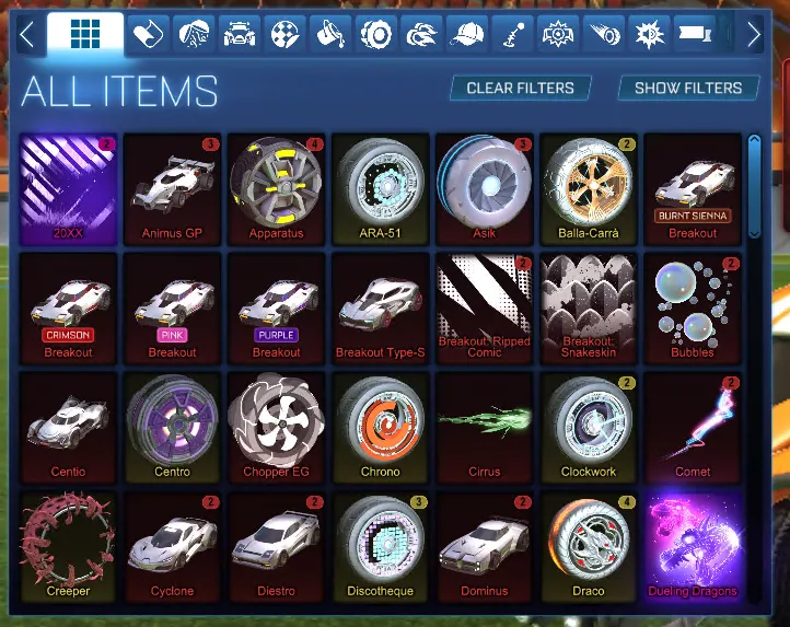 STOCK882 //Fennec Endo Anodized Pearl Breakout Octane Collected Bodies All Items (K)