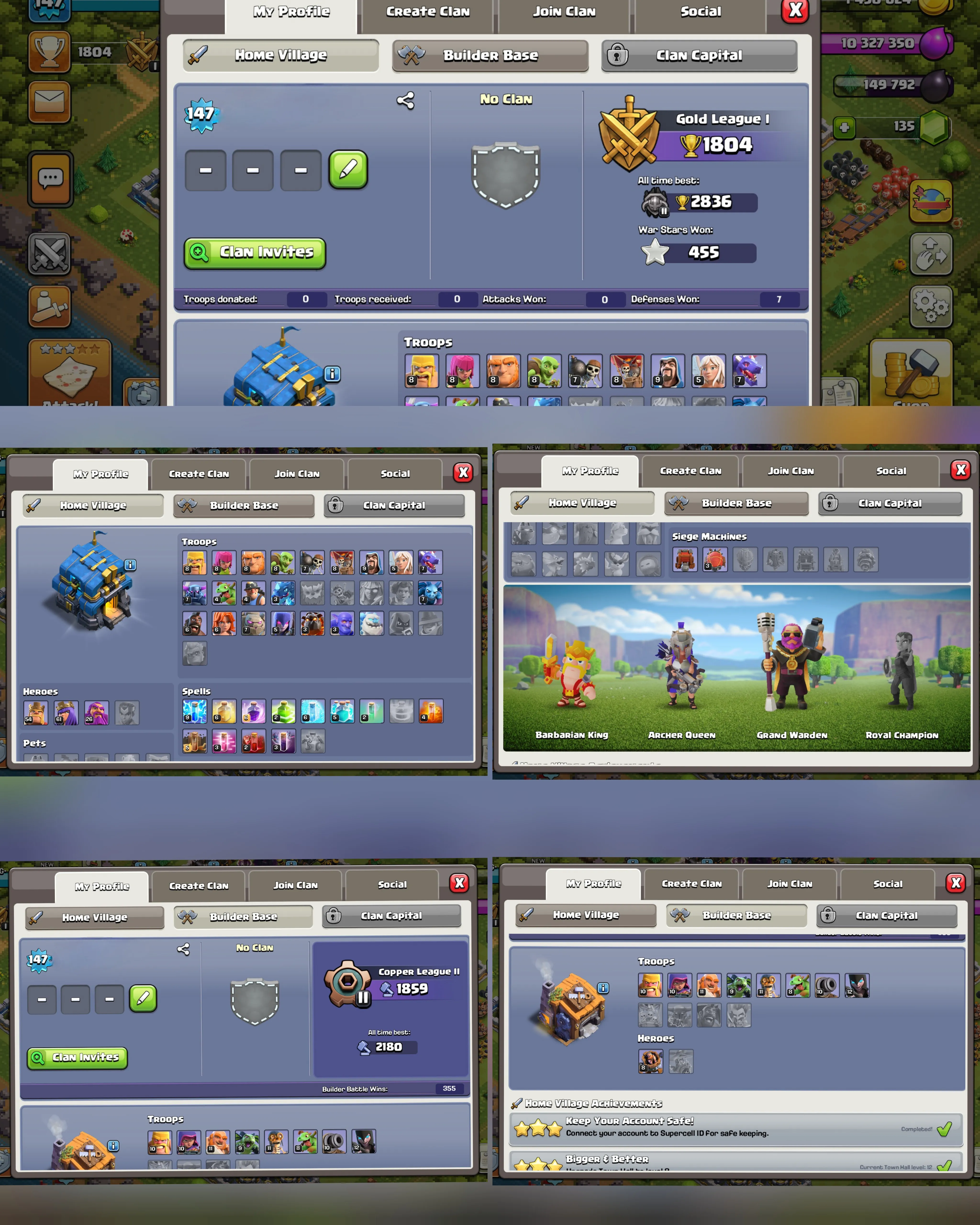 C060 TH12 PIXEL SCENERY - XP147 - 122 GEMS - CN 500 GEMS - BK54 SKIN3 SB10 - AQ61 SKIN GLADIATOR QUEEN FA12