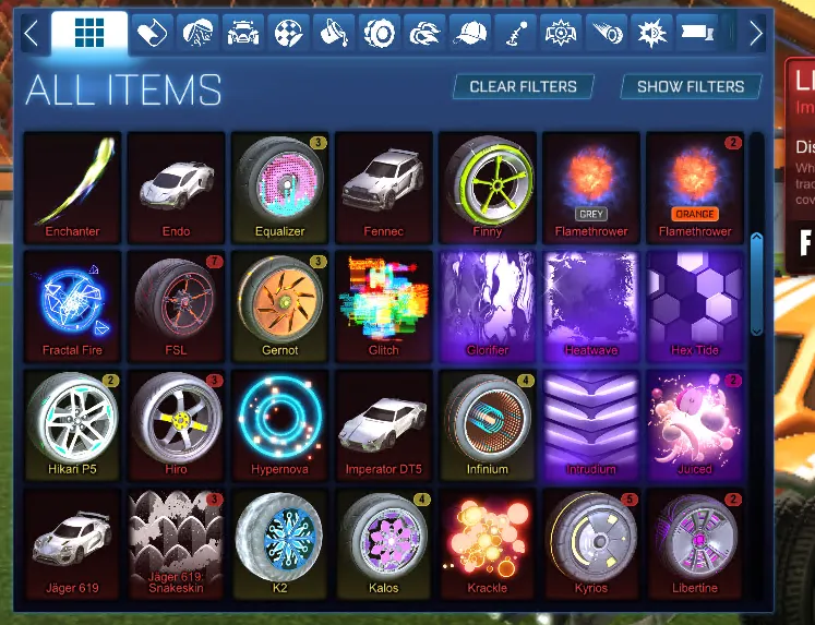 STOCK917 //Fennec Dominus 150+ Imports Exotics BMs Lobo Looper Magma Mantis ZSR Octane (K)