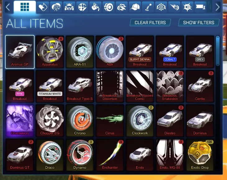 STOCK677 //TW Octane, Fennec, 350+ Drops, Chameleon, Infinium, Draco, Looper, FSL, Gernot (K)