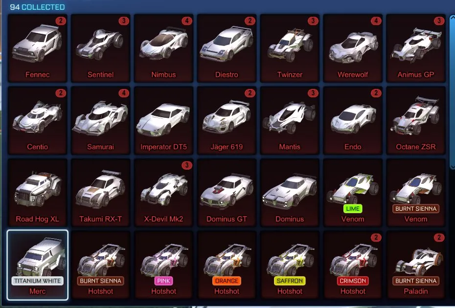 STOCK689 //Fennec, TW Merc, 35+ Cars, 35+ Black Markets, 700+ Banners, Painted Venom & Hotshot (K)