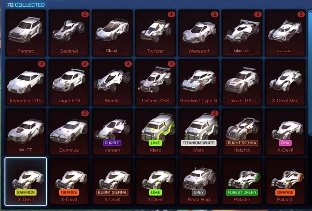 STOCK817 //Rich Fennec Account with 35+ Cars & 20+ Black Markets (Dissolve, 20XX, Chameleon, Fireworks, Bubbly (K)